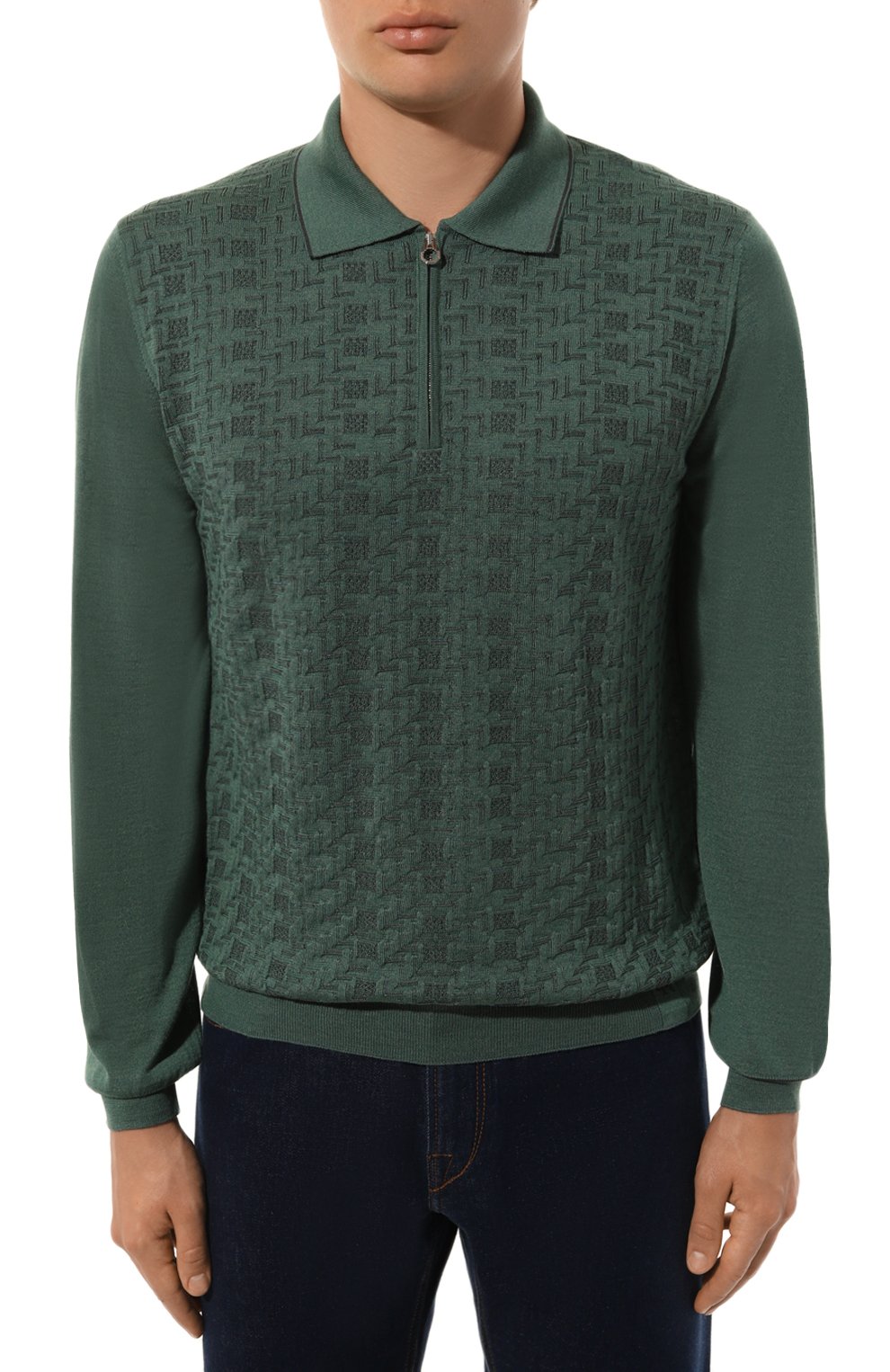 Поло из шерсти и шелка STEFANO RICCI, арт. KE08012P30/E24473, фото 3