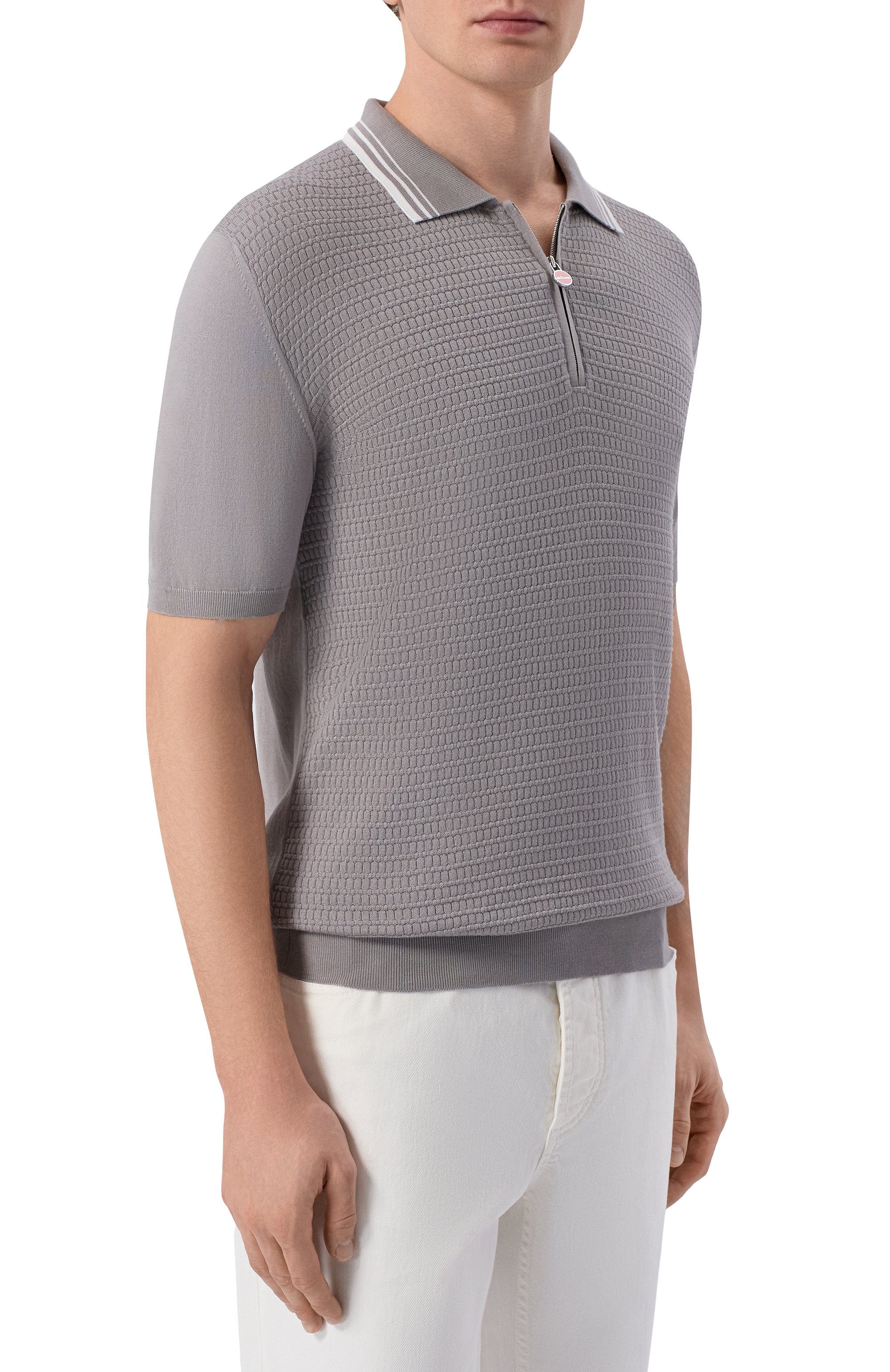 Хлопковое поло KITON, арт. UMK0709, фото 3