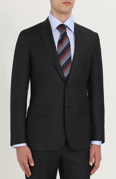 Шерстяной костюм с пиджаком на двух пуговицах BRIONI, арт. RA0G/PZA16/MADIS0N/2, фото 2