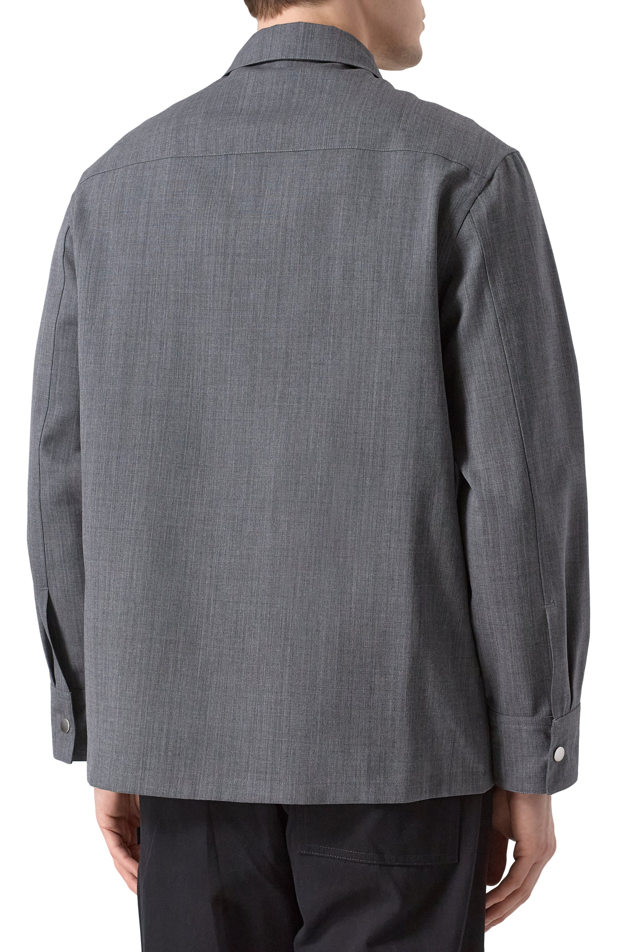 Шерстяная куртка-рубашка JIL SANDER, арт. J22DL0301-J40171, фото 4