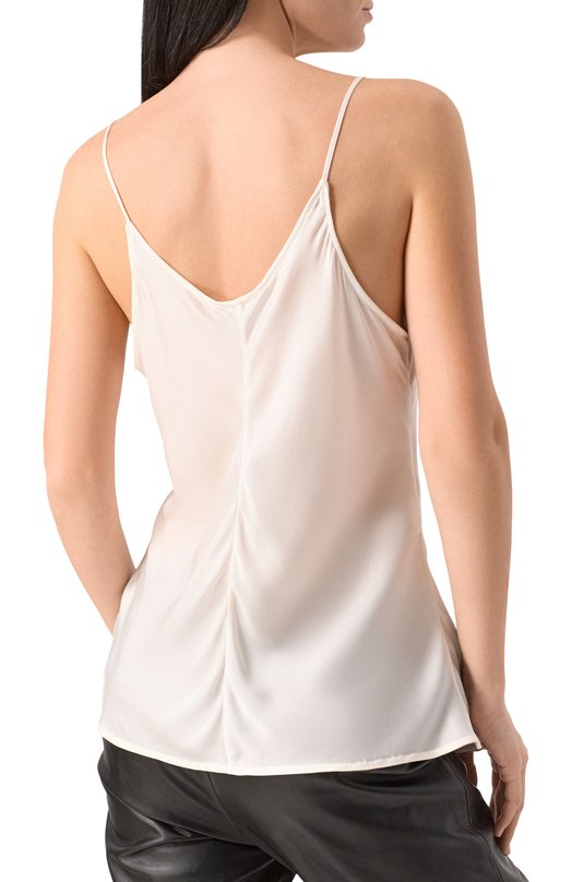 Шелковый топ Giorgio Armani 8CHCKZ18/TZ136 Белый  8CHCKZ18/TZ136 Фото 4
