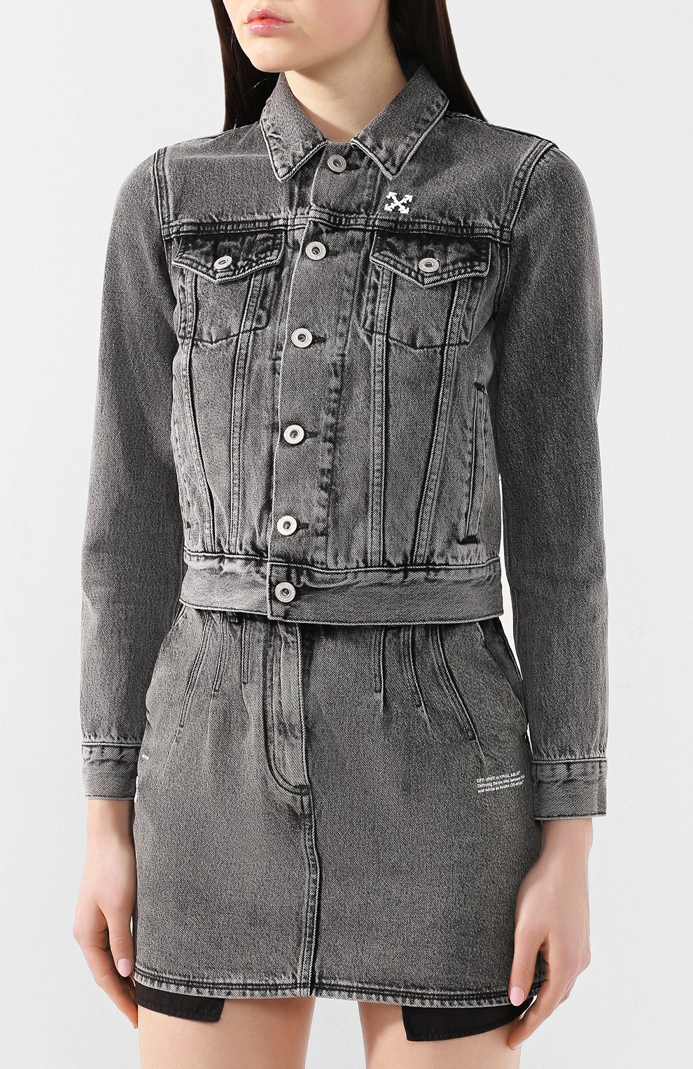 Джинсовая куртка OFF-WHITE, арт. 0WYE008S197740478601, фото 3