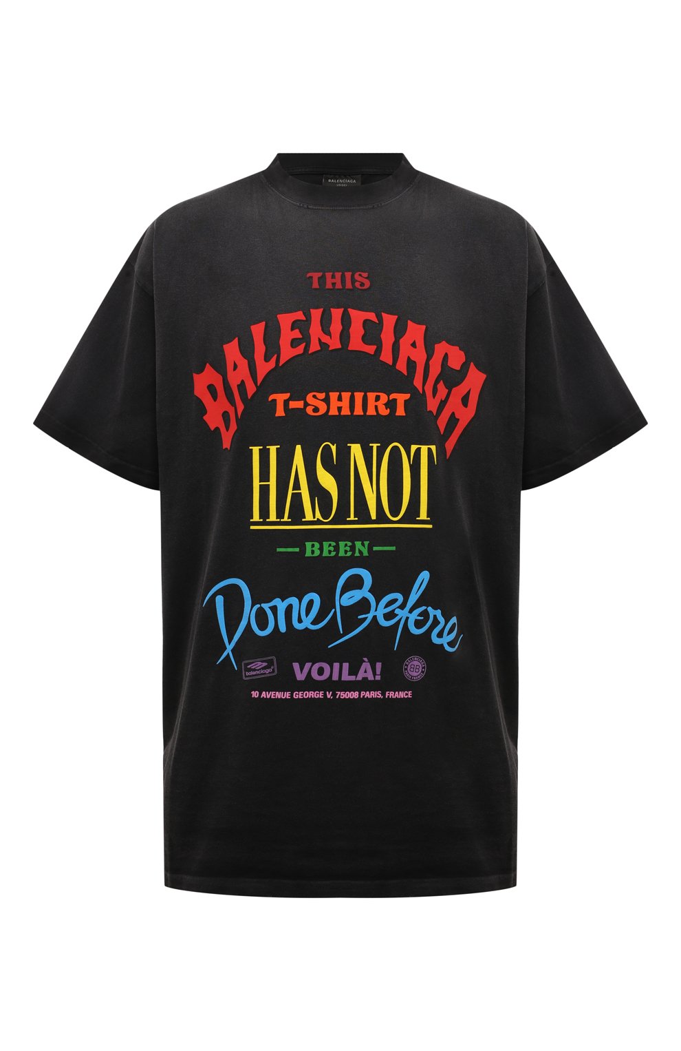 Хлопковая футболка BALENCIAGA, арт. 787349/TQVW4, фото 1