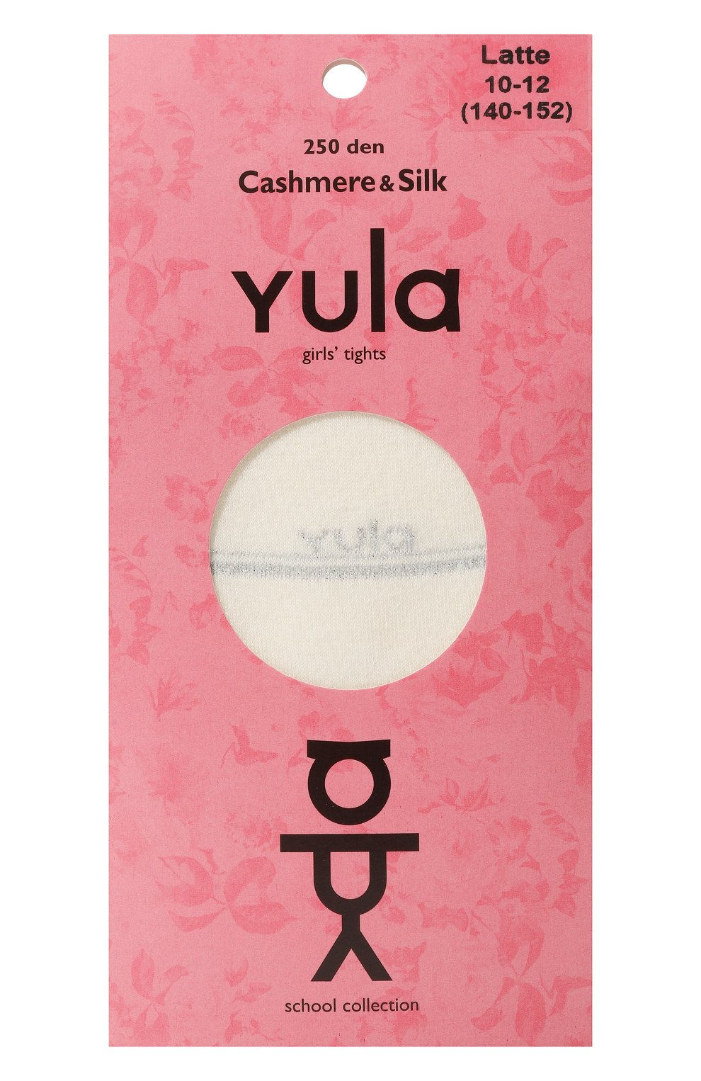 Колготки cashmere silk 250 den YULA светло-бежевого цвета по цене 3990 руб., арт. YU-204, фото 1 Колготки cashmere silk 250 den YULA, арт. YU-204, фото 1