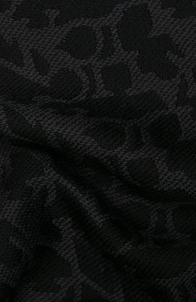 Шерстяной шарф CANALI черного цвета по цене 8845 руб., арт. 06/MF00159, фото 2 Шерстяной шарф CANALI, арт. 06/MF00159, фото 2