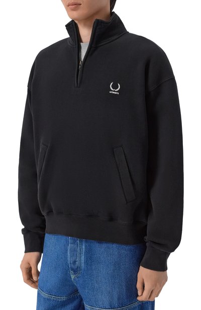 Хлопковый анорак VETEMENTS черного цвета по цене 109500 руб., арт. MH27PZ187B, фото 3 Хлопковый анорак VETEMENTS, арт. MH27PZ187B, фото 3