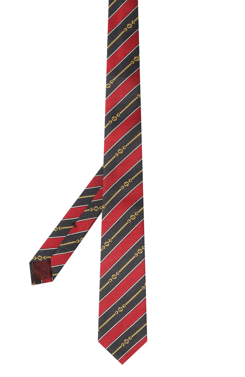 Шелковый галстук GUCCI, арт. 643929 4E002, фото 3