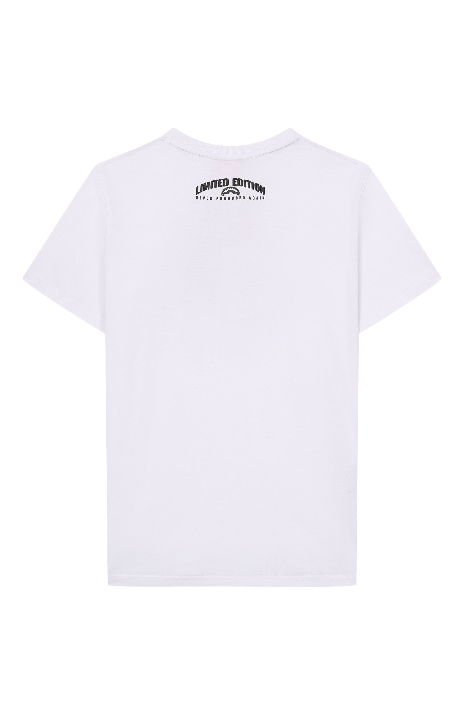 Хлопковая футболка SPRAYGROUND, арт. SPY1485WHT/SPRAYGR0UND BASIC REGULAR T-SHIRT WHT, фото 2