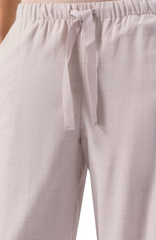 Брюки из хлопка и шерсти Zimmerli 4600-17002 Бежевый  4600-17002 Фото 5