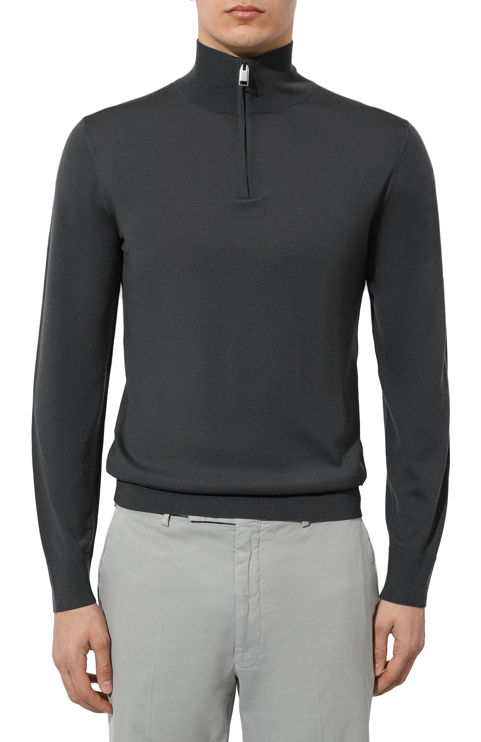 Шерстяной джемпер BRIONI темно-серого цвета по цене 120000 руб., арт. UMS70L/0ZK82, фото 3 Шерстяной джемпер BRIONI, арт. UMS70L/0ZK82, фото 3