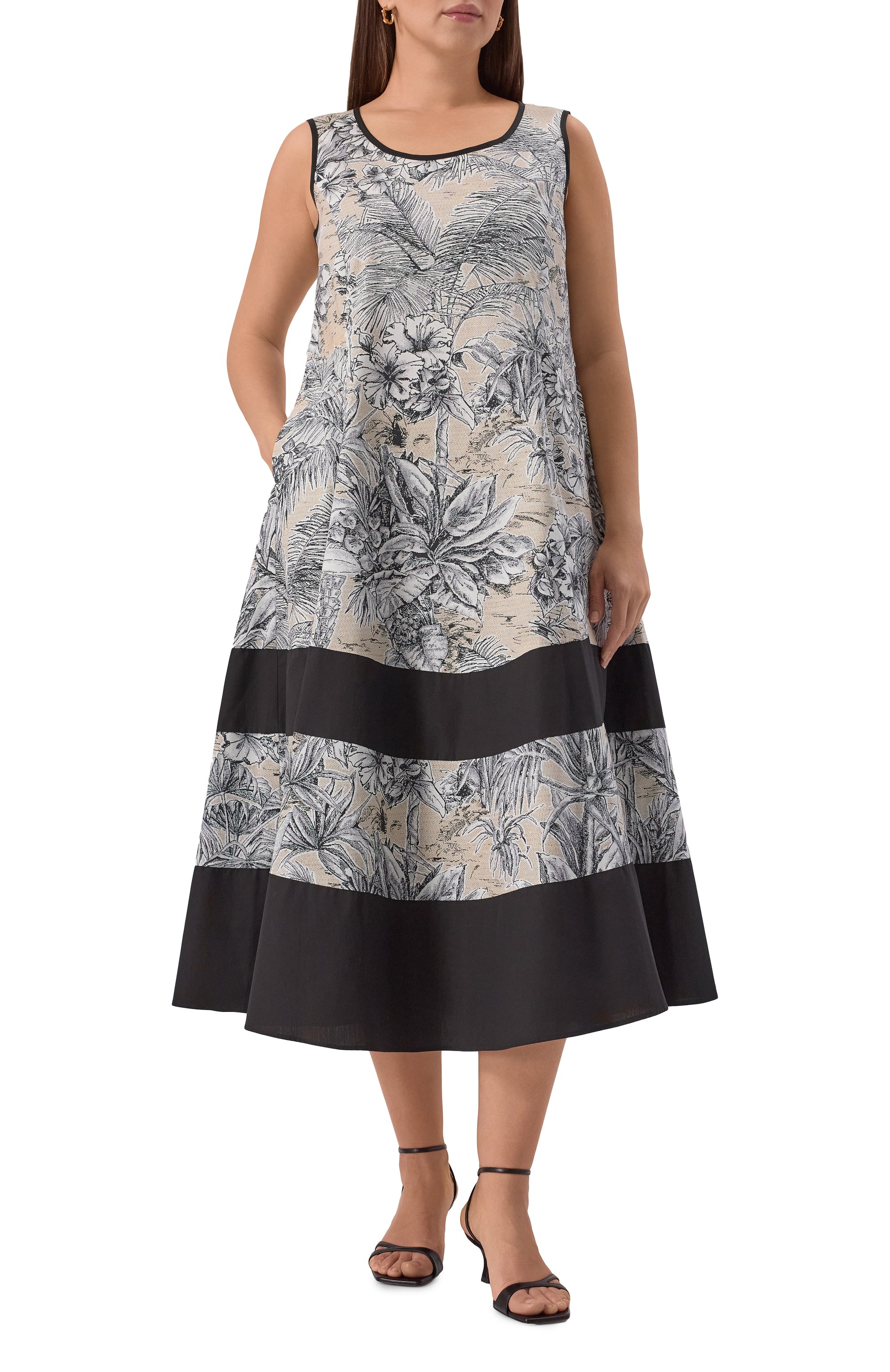 Хлопковое платье MARINA RINALDI, арт. NANDINA, фото 3