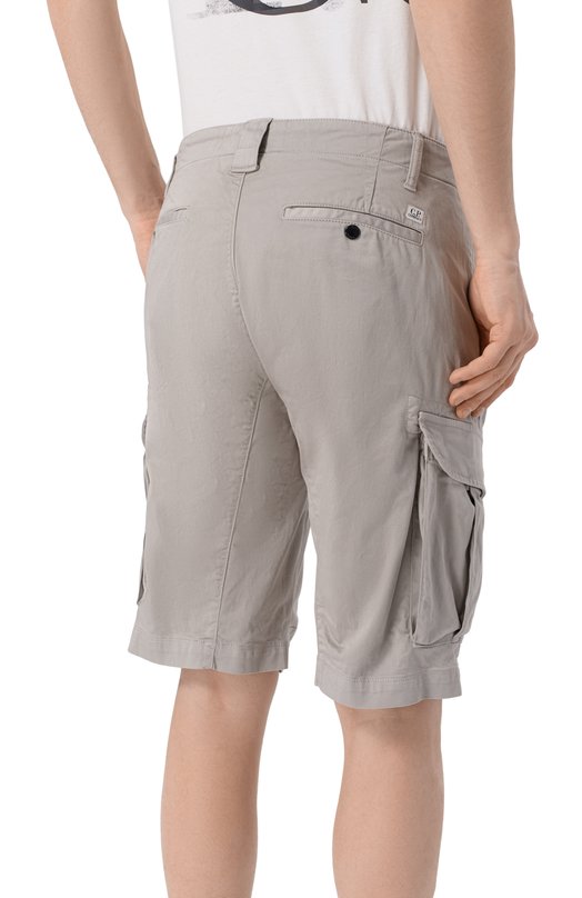 Хлопковые шорты C.P. Company 20CMBE746A/005694G Серый  20CMBE746A/005694G Фото 4