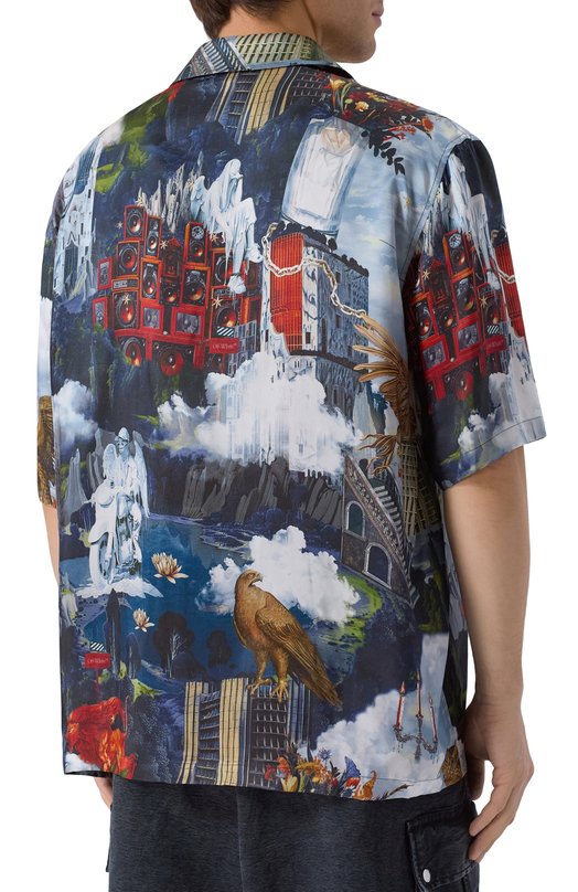 Рубашка из вискозы Off-White 0MGG01FF25FAB006 Разноцветный  0MGG01FF25FAB006 Фото 4