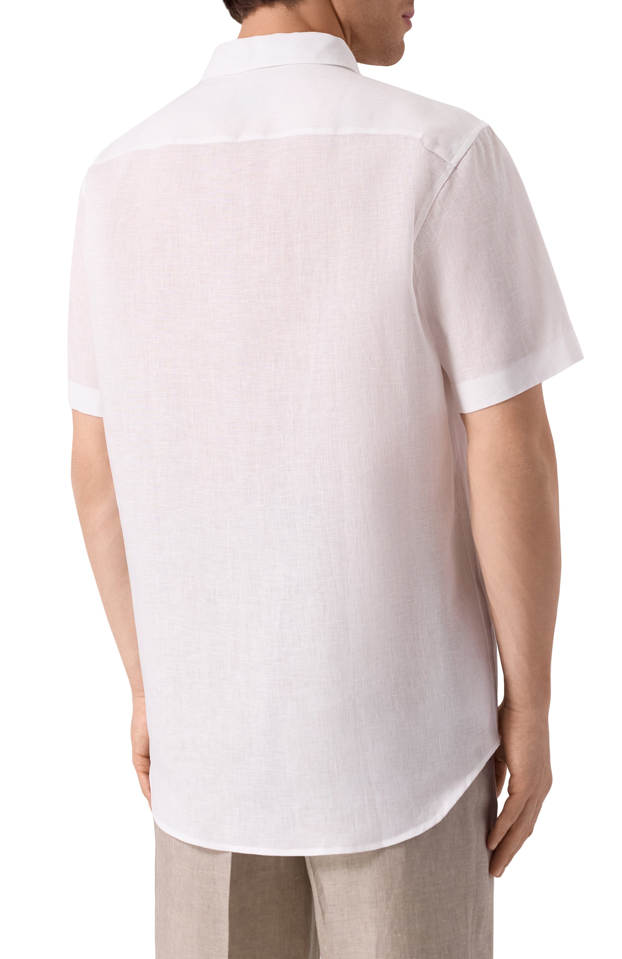 Льняная рубашка BRIONI, арт. SCFH0L-P9111, фото 4