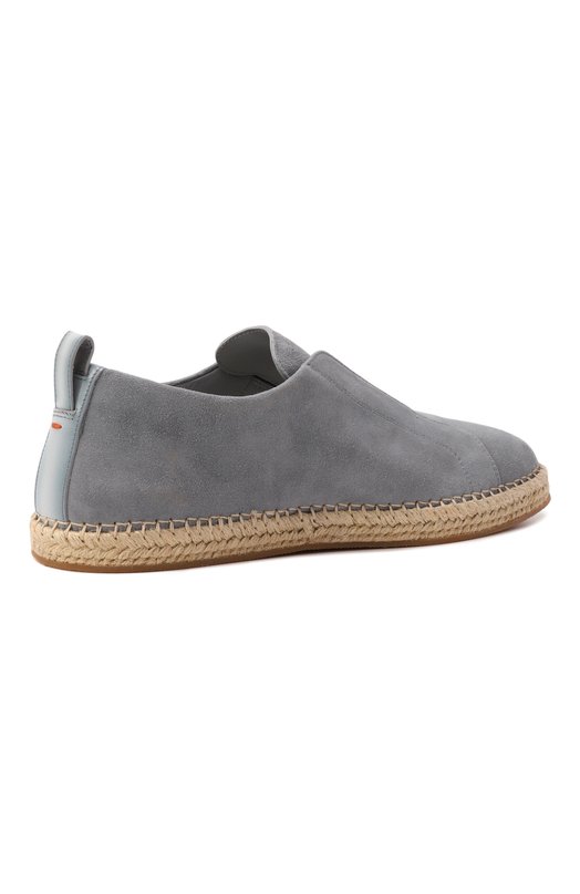 Замшевые эспадрильи Cleanic Santoni MBCG22091PBTTAYX Голубой  MBCG22091PBTTAYX Фото 5