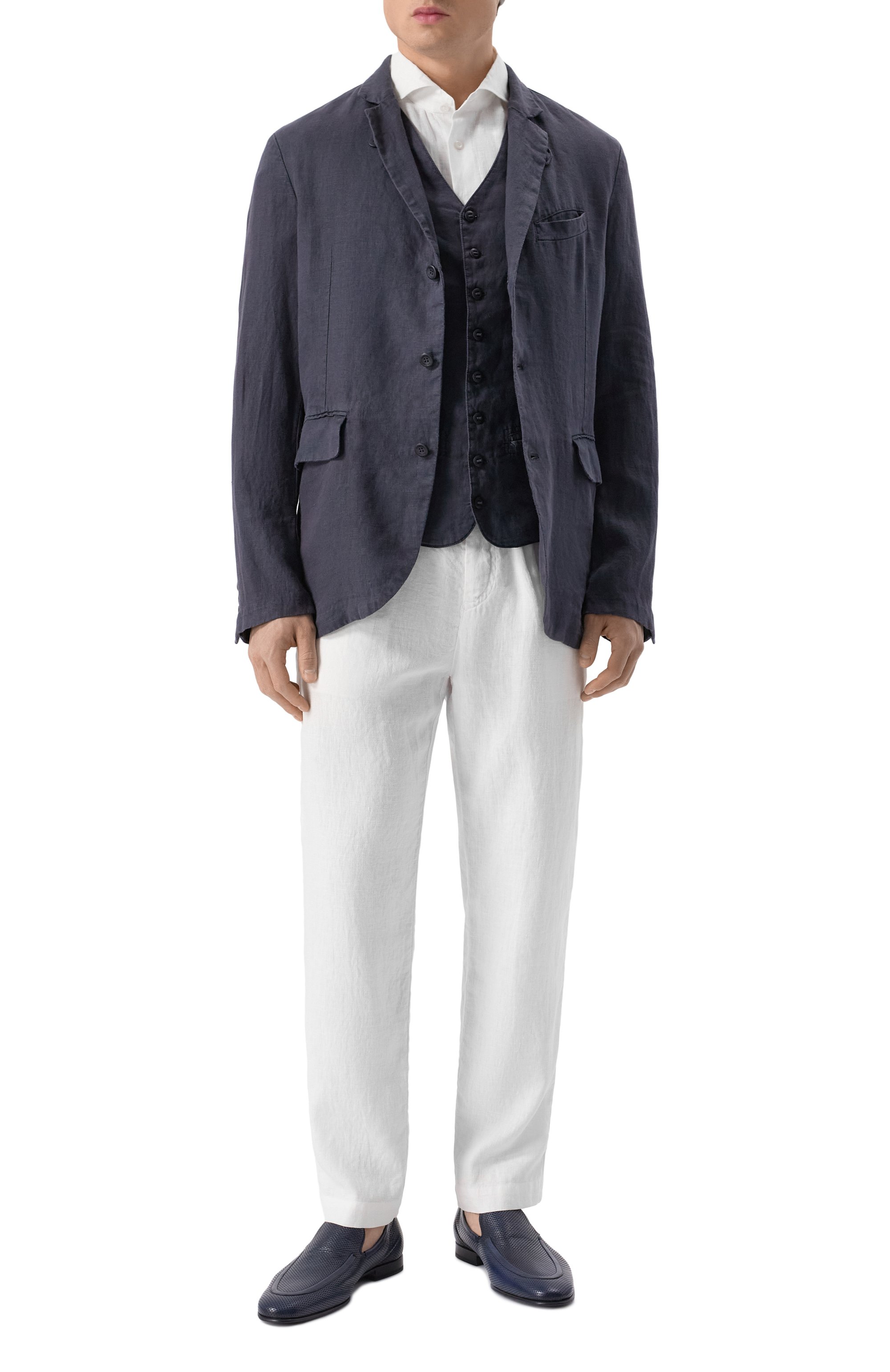 Кожаные лоферы BARRETT, арт. 171U002.10, фото 2