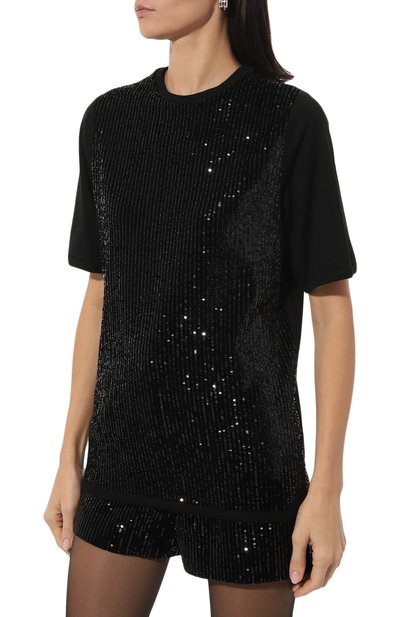 Футболка с отделкой пайетками ELIE SAAB, арт. 15473, фото 3