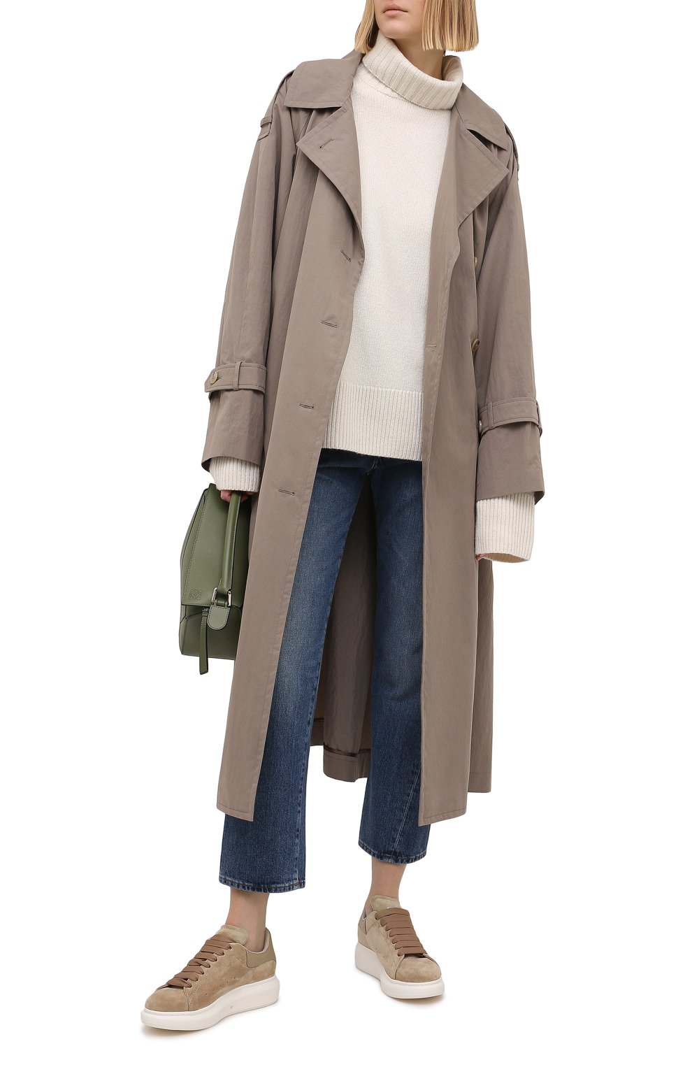 Замшевые кеды oversized ALEXANDER MCQUEEN, арт. 650792/WIA51, фото 2