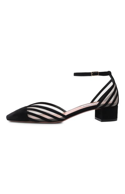 Комбинированные туфли alana 35 AQUAZZURA, арт. AANMIDP1-SFE-000, фото 4