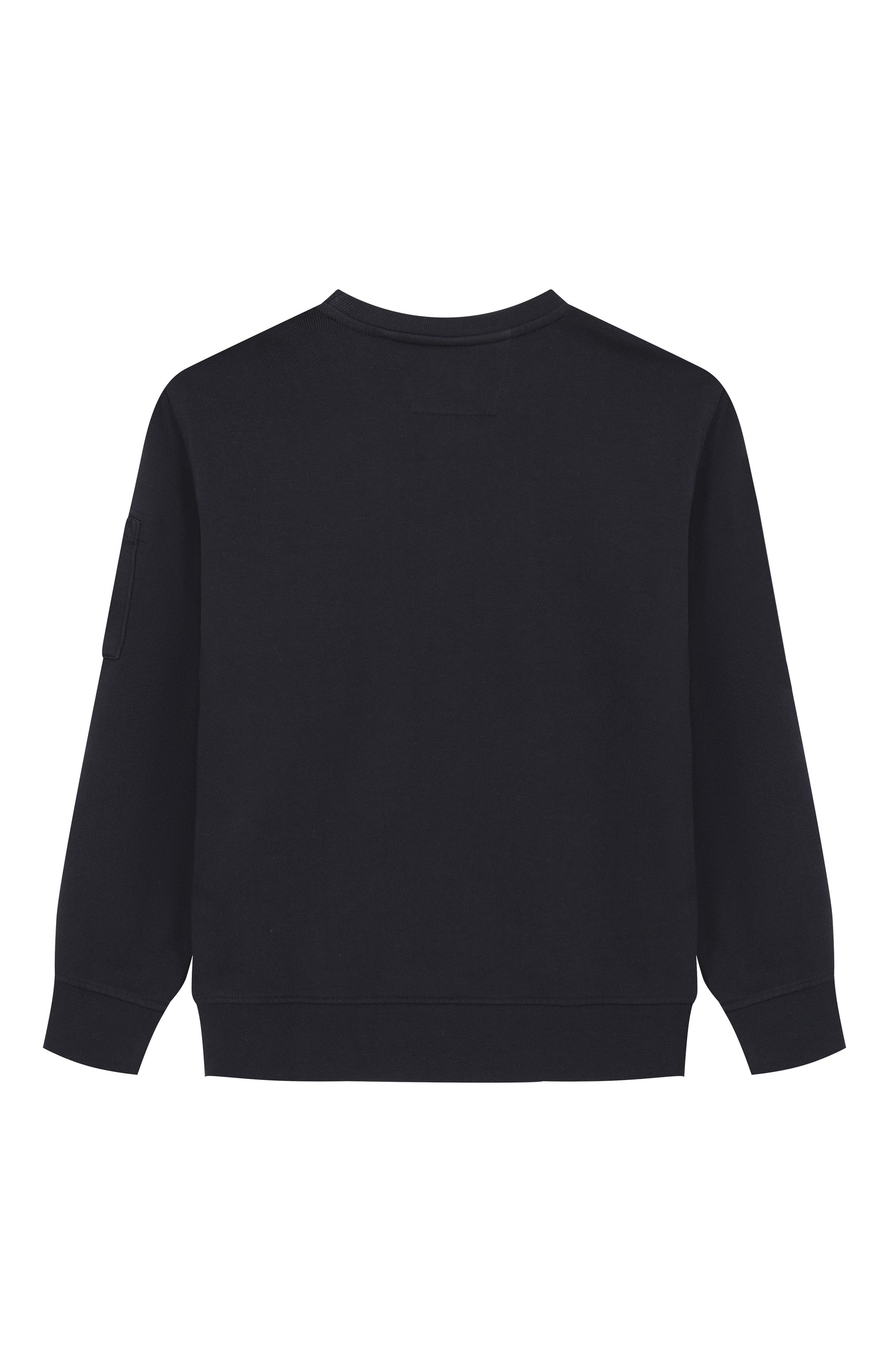 Хлопковый свитшот C.P. COMPANY темно-синего цвета по цене 18600 руб., арт. CMF00X/LCA76/10-14, фото 2 Хлопковый свитшот C.P. COMPANY, арт. CMF00X/LCA76/10-14, фото 2