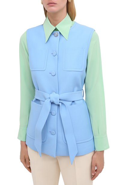 Жилет из шелка и шерсти GUCCI, арт. 619334/ZAD88, фото 3