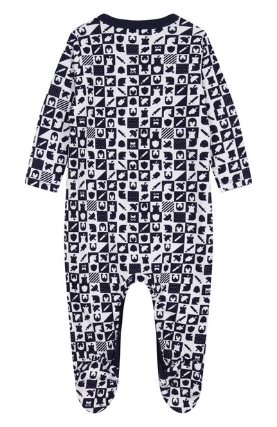 Комплект из боди и комбинезона SASHA KIM темно-синего цвета по цене 4000 руб., арт. SK-00000968, фото 5 Комплект из боди и комбинезона SASHA KIM, арт. SK-00000968, фото 5