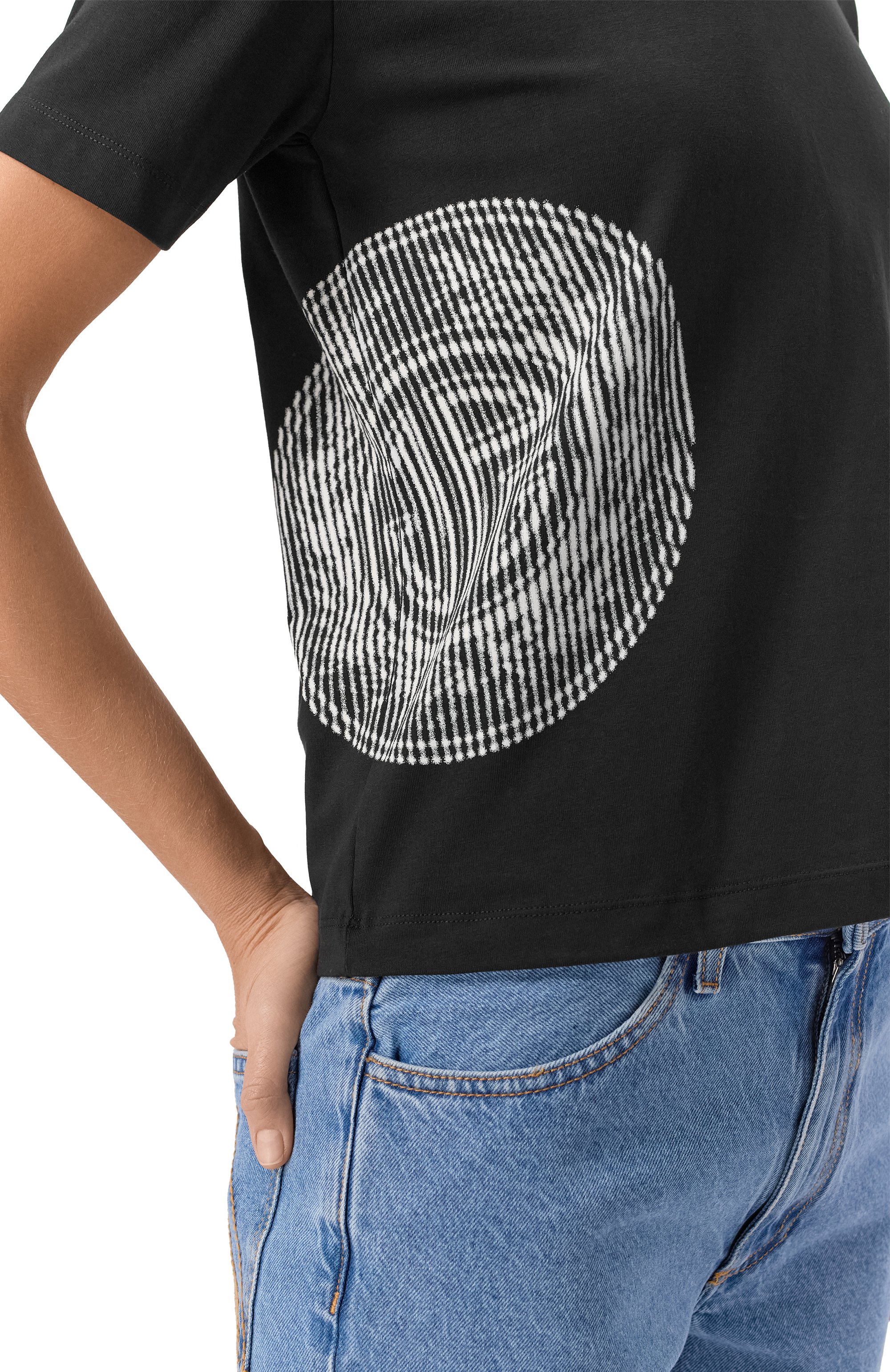 Хлопковая футболка JEAN PAUL GAULTIER черного цвета по цене 28750 руб., арт. 25/04-W-T0376/J002, фото 5 Хлопковая футболка JEAN PAUL GAULTIER, арт. 25/04-W-T0376/J002, фото 5