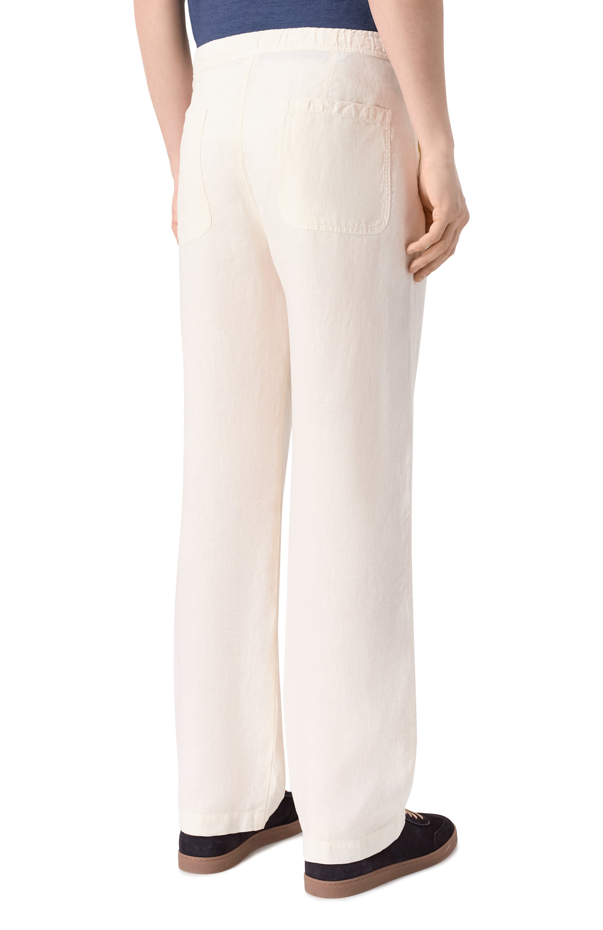 Льняные брюки 120% LINO, арт. 33ALIM29PT/0253/000, фото 4