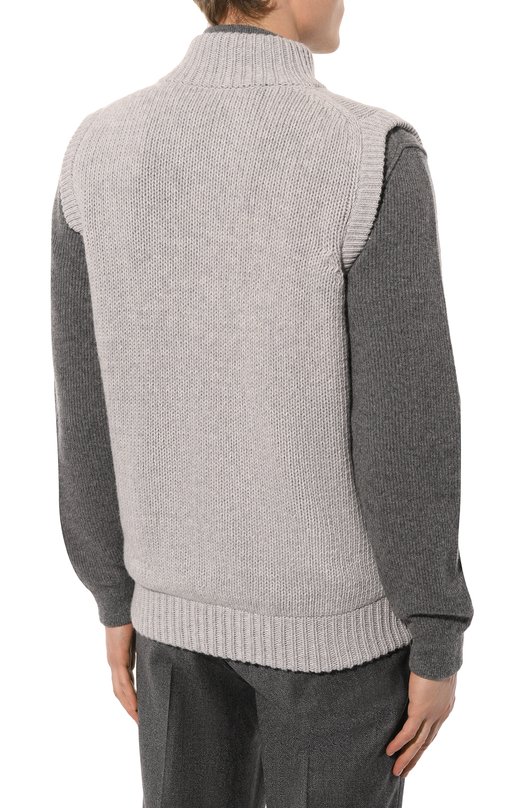 Жилет из шерсти и кашемира Corneliani 94M576-9425173 Серый  94M576-9425173 Фото 4
