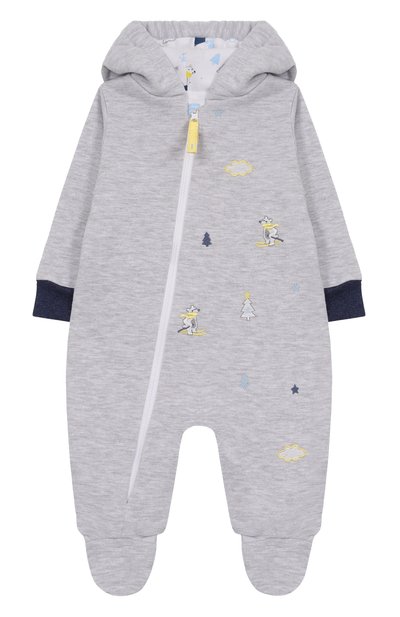 Хлопковый комбинезон мишка на севере CHEPE, арт. 371633, фото 1