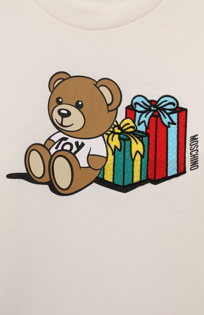 Хлопковый лонгслив MOSCHINO, арт. HR000J/LAA10/4-8, фото 3