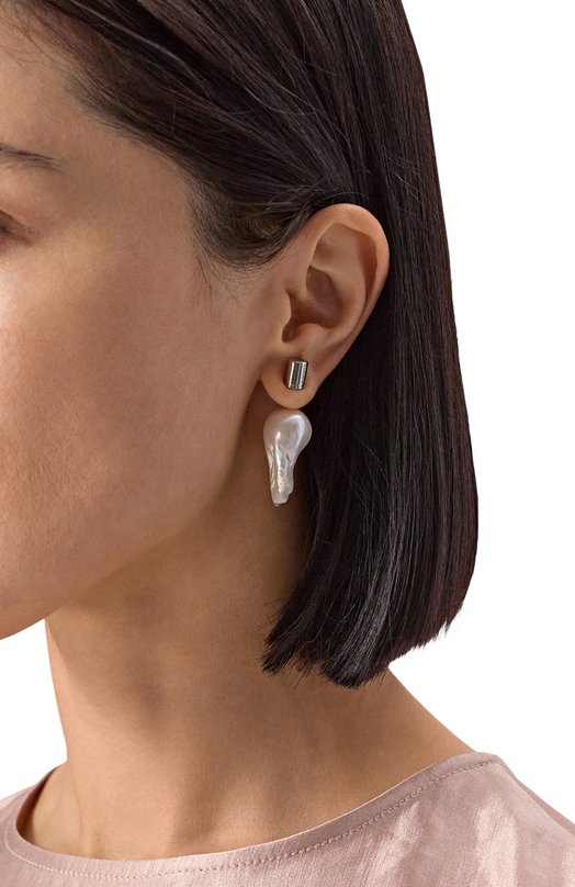 Серьги Jil Sander J11VG0263 P4883 Белый  J11VG0263 P4883 Фото 2