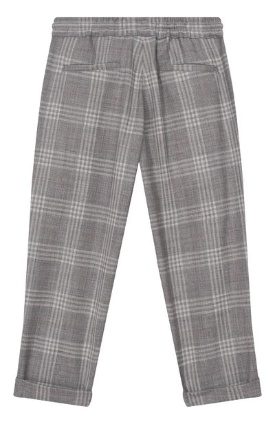 Брюки из шерсти и шелка BRUNELLO CUCINELLI, арт. BZ430P503A