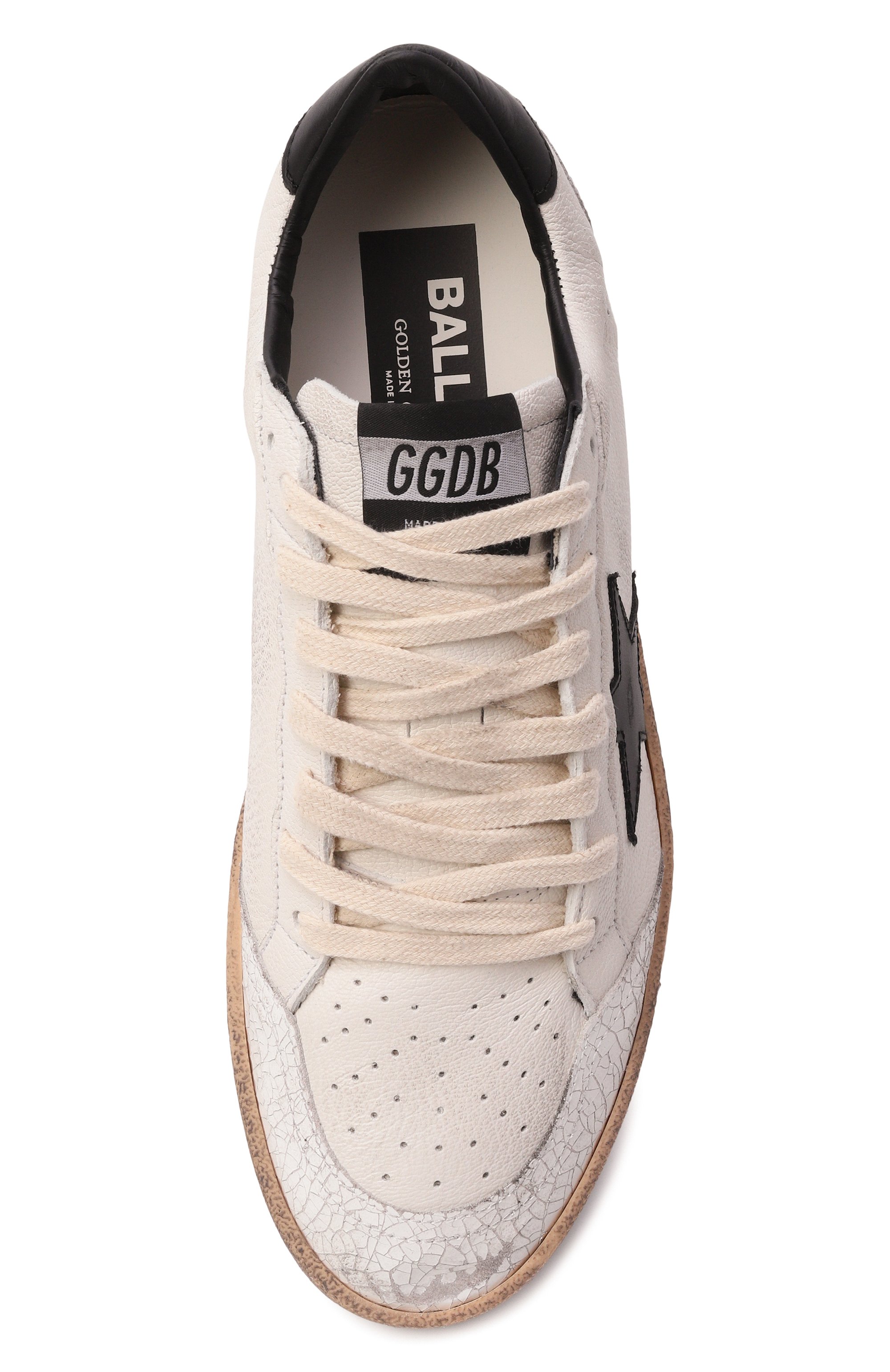 Кожаные кеды ball star GOLDEN GOOSE DELUXE BRAND, арт. GWF00117.F003771, фото 6