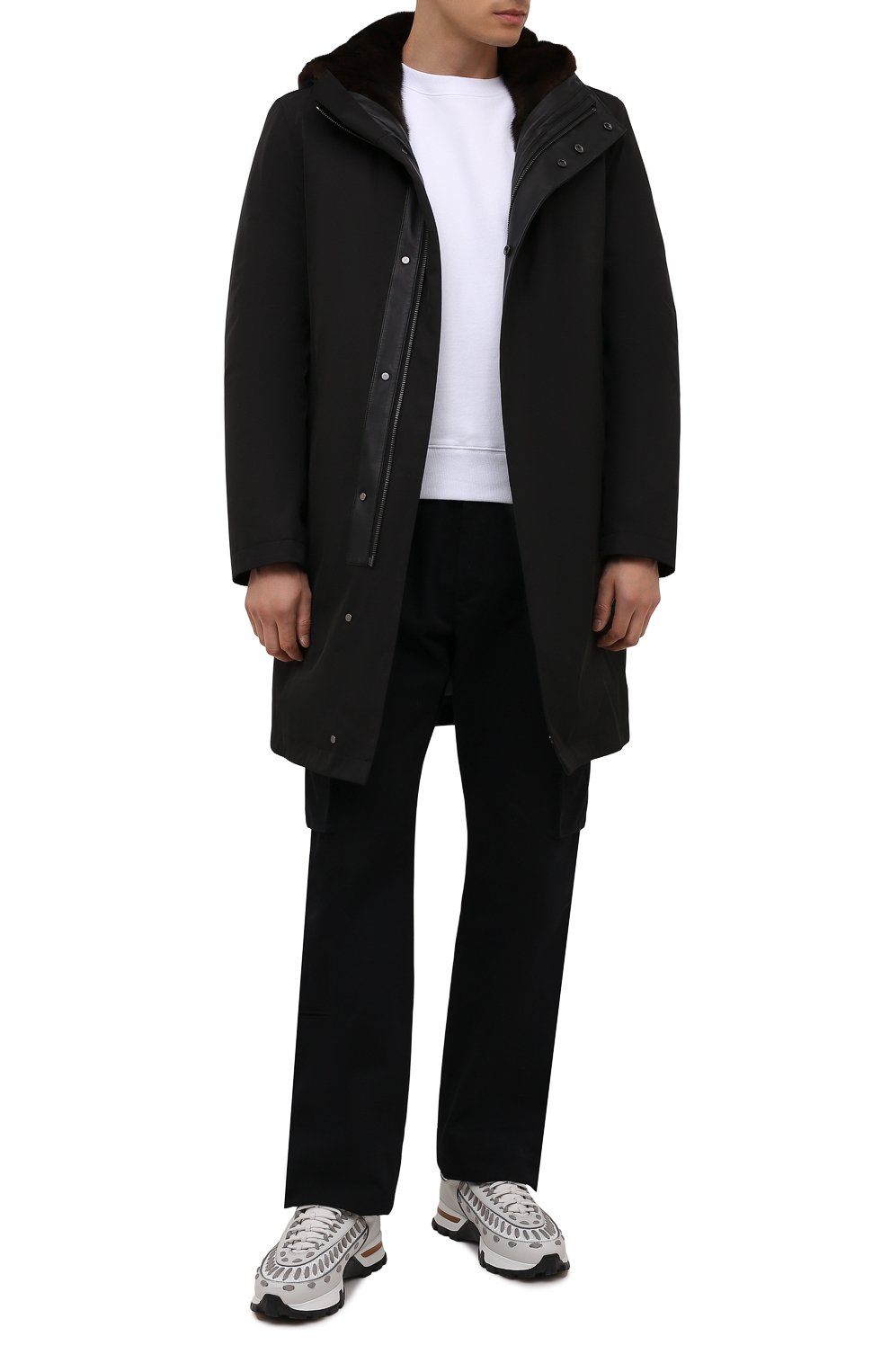 Парка с меховой подкладкой YVES SALOMON, арт. 22WUM00700A34X, фото 2