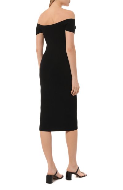 Платье HELMUT LANG черного цвета по цене 36050 руб., арт. M06HW701, фото 4 Платье HELMUT LANG, арт. M06HW701, фото 4
