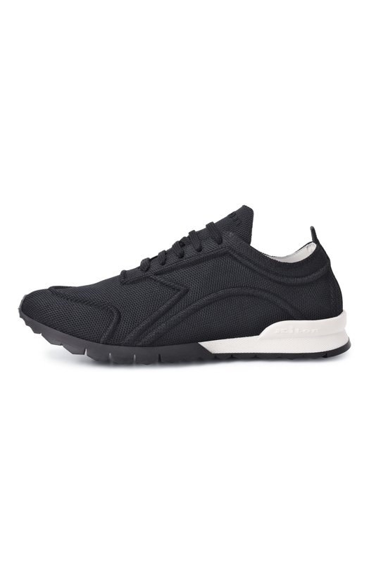 Текстильные кроссовки Kiton USSA325N0106303 Чёрный  USSA325N0106303 Фото 4