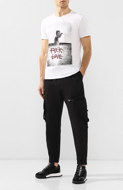Хлопковая футболка BISIBIGLIO, арт. LU FUCK L0VE, фото 2