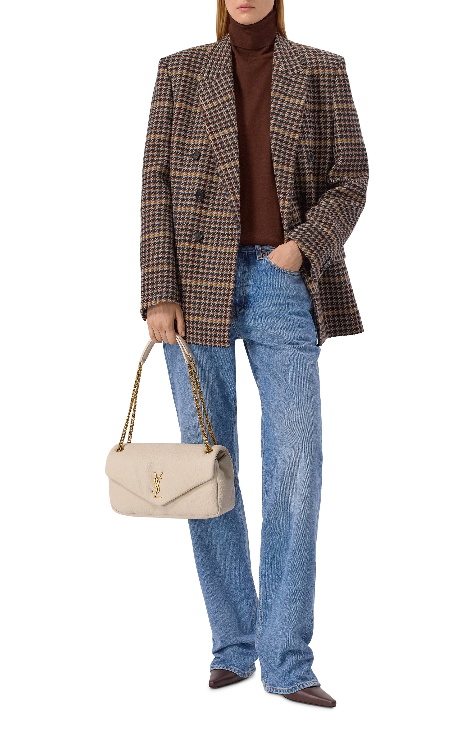 Сумка calypso medium SAINT LAURENT, арт. 800916/AACYT, фото 7