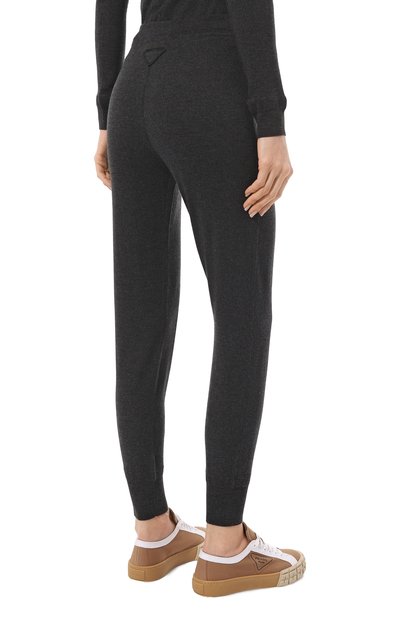 Джоггеры из шерсти и кашемира PRADA, арт. 32125-1ZCE-F0480-212, фото 4