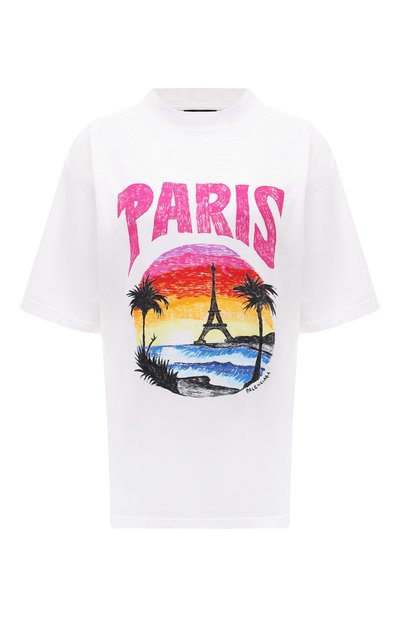 Хлопковая футболка BALENCIAGA, арт. 764235/TNVR2, фото 1