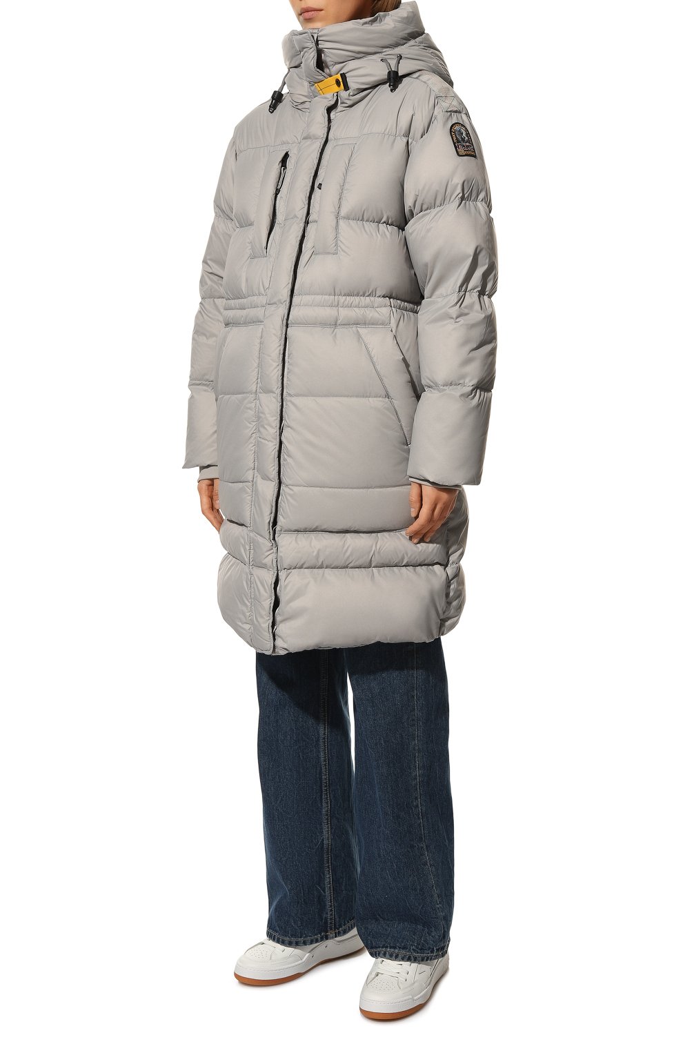 Пуховик PARAJUMPERS серого цвета по цене 134000 руб., арт. 222M-PW PUF PP32/EIRA, фото 3 Пуховик PARAJUMPERS, арт. 222M-PW PUF PP32/EIRA, фото 3