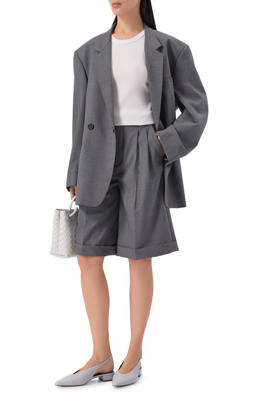 Кожаные туфли Diana 12 STOREEZ 136494 Серый  136494 Фото 2