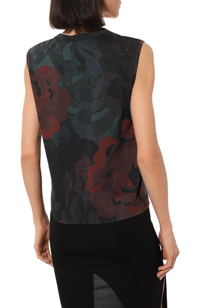 Хлопковый топ DRIES VAN NOTEN разноцветного цвета по цене 33550 руб., арт. 231-011165-6624, фото 4 Хлопковый топ DRIES VAN NOTEN, арт. 231-011165-6624, фото 4