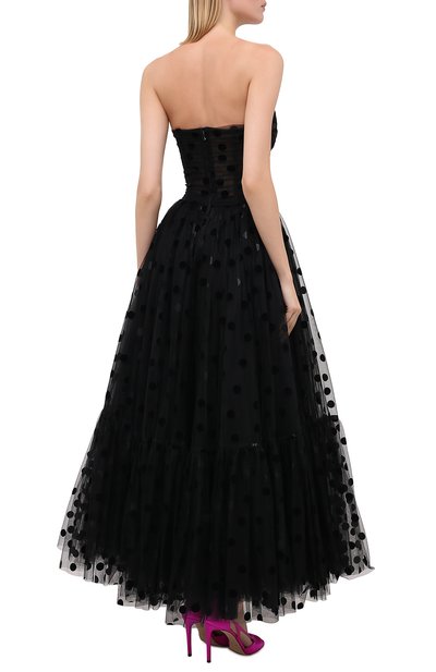 Платье DOLCE & GABBANA черного цвета по цене 748500 руб., арт. F6J7LT/FLSC3, фото 4 Платье DOLCE & GABBANA, арт. F6J7LT/FLSC3, фото 4