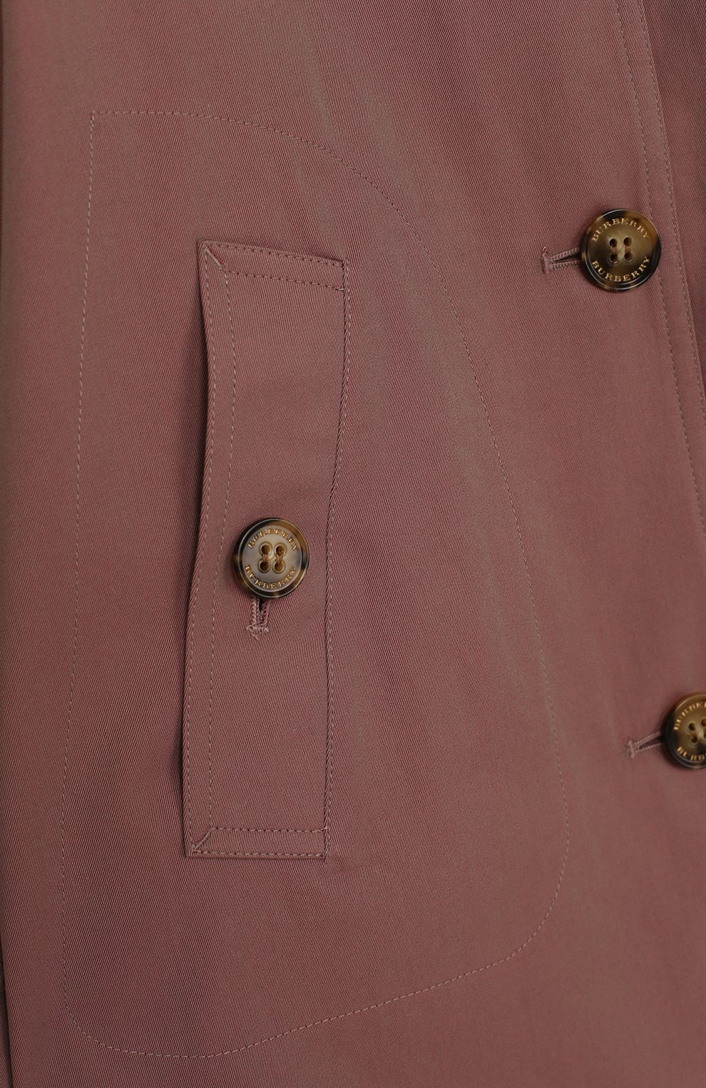 Хлопковый плащ с капюшоном BURBERRY розового цвета по цене 75950 руб., арт. 4048856, фото 3 Хлопковый плащ с капюшоном BURBERRY, арт. 4048856, фото 3