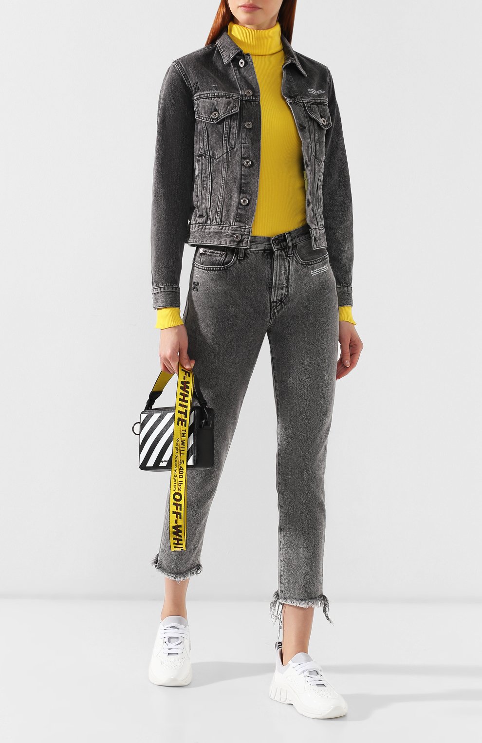 Джинсовая куртка OFF-WHITE, арт. 0WYE009R197740447575, фото 2