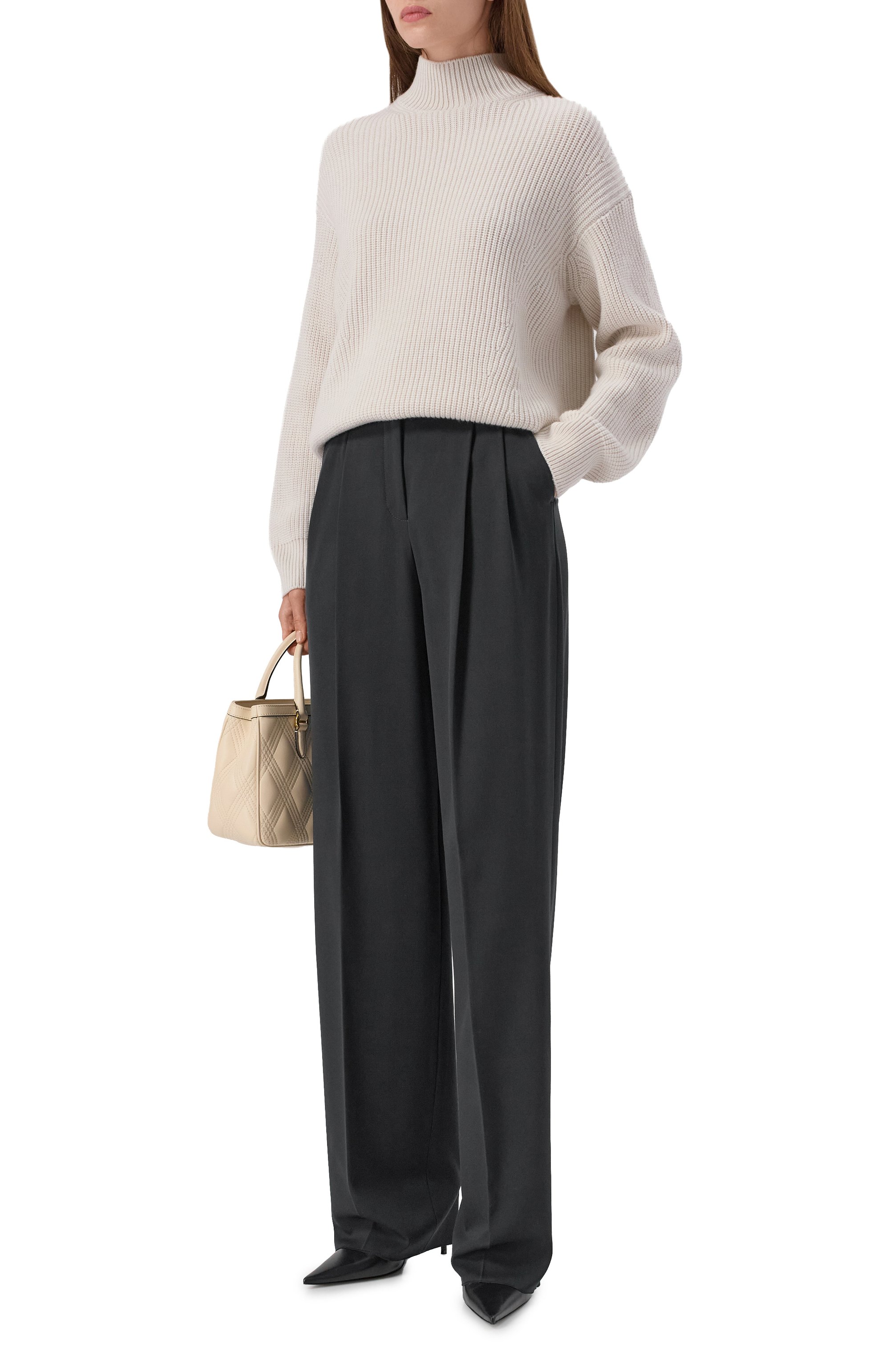 Шерстяные брюки AGNONA, арт. T71001E/UW022E, фото 2