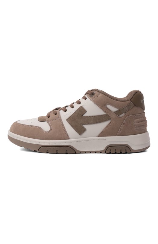 Комбинированные кеды Out Of Office Off-White 0MIA189S26LEA005 Бежевый  0MIA189S26LEA005 Фото 3