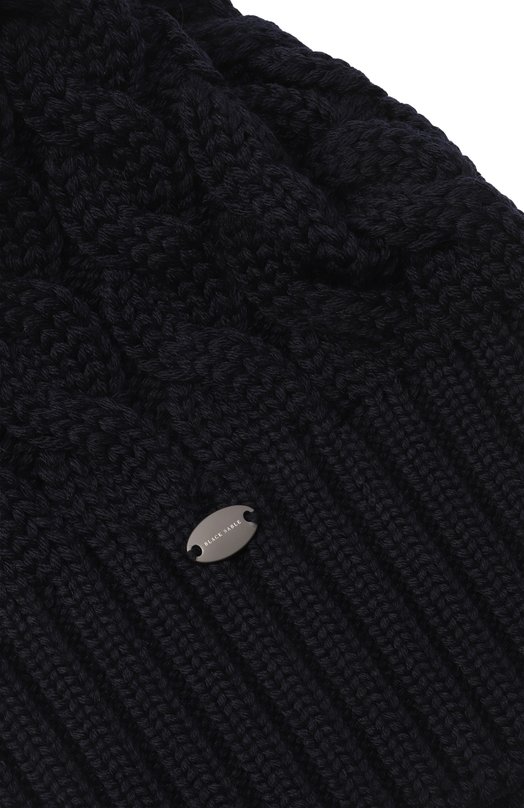 Шерстяная шапка Mona с отделкой из соболя Black Sable BS-24016 Синий  BS-24016 Фото 3